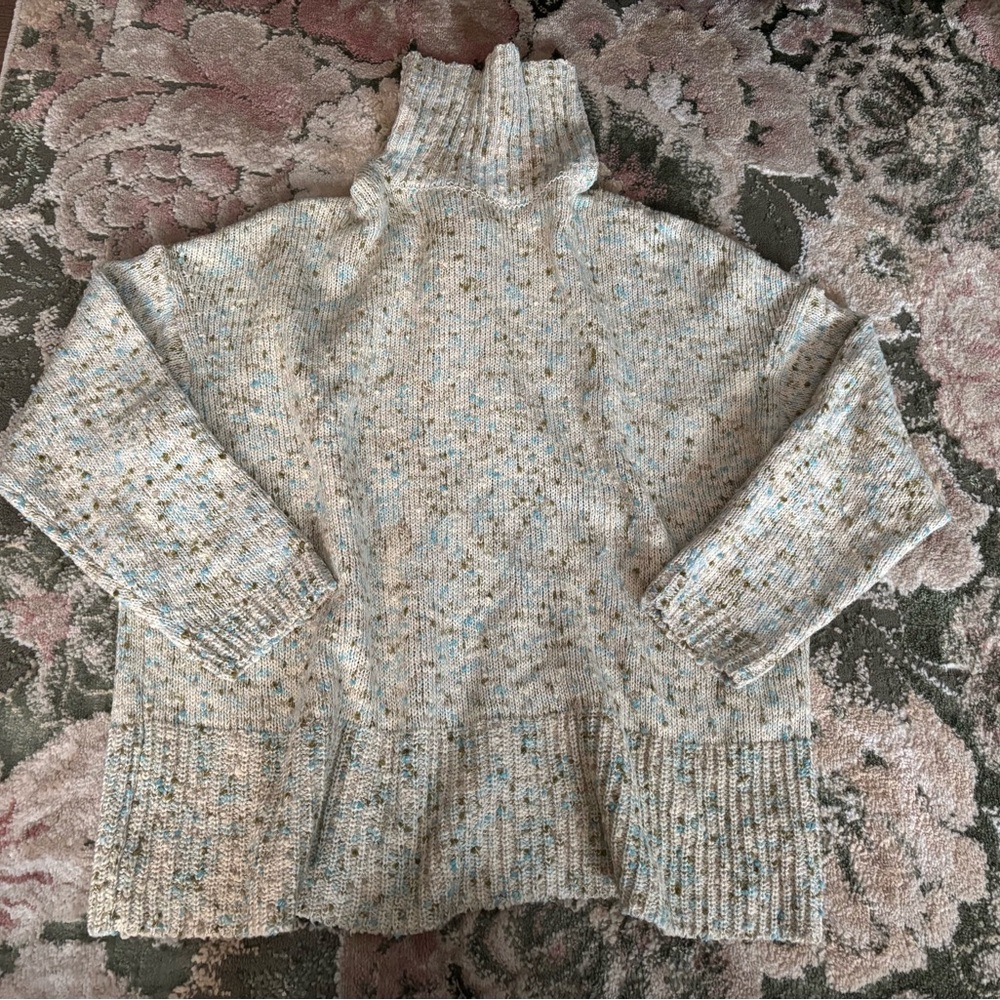 J. Jill Multicolor Turtleneck Sweater